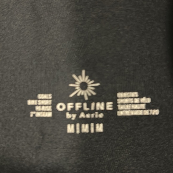 Offline by Aerie Black Bike Shorts - Picture 2 of 4